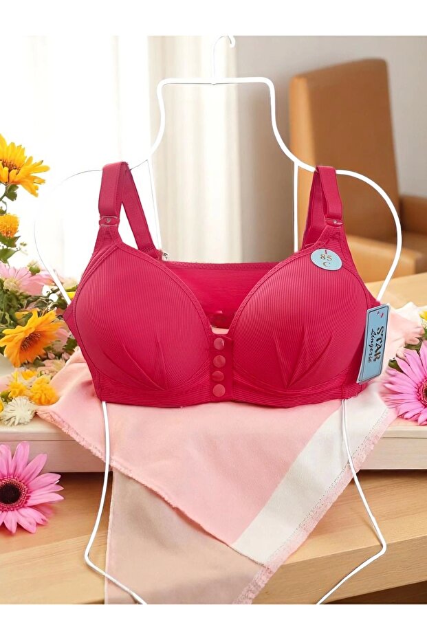 Front Buttoned Bra - 1