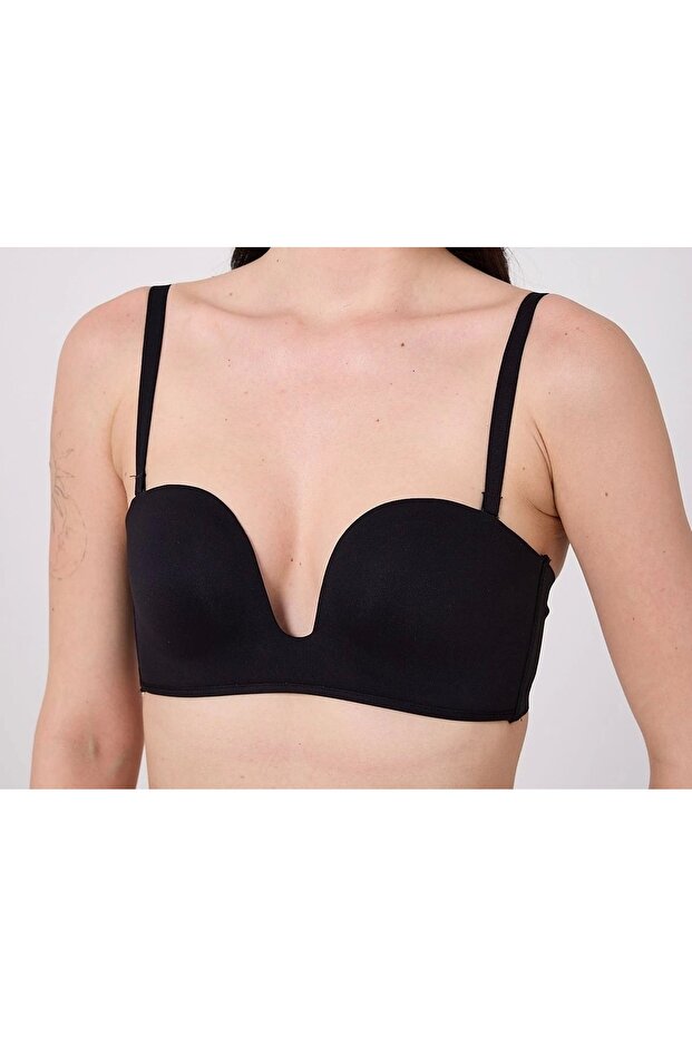 حمالة صدر مقطوعة بالليزر بتصميم V مدعوم من Under Moda Freshness MSF05
