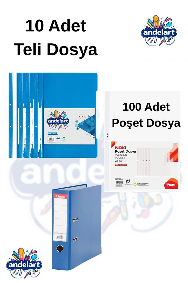Telli Dosya Poşet Dosya Klasör Set - 1