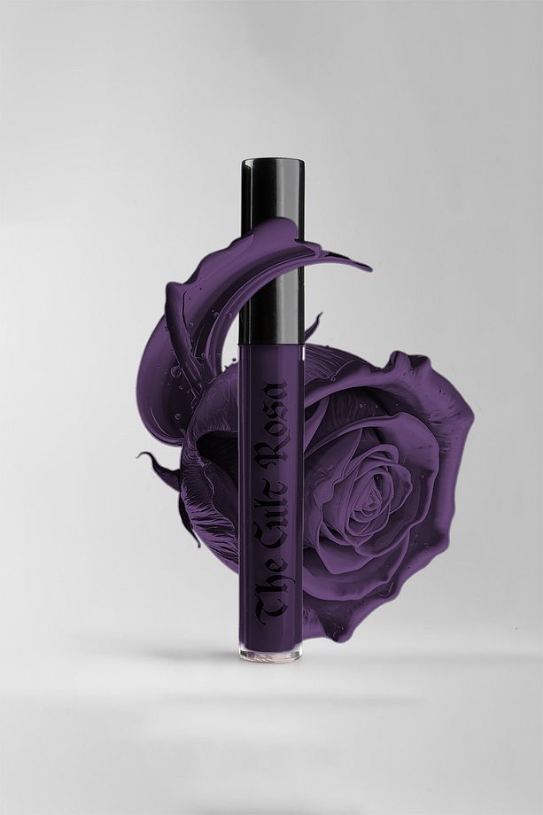 Decadence - Liplaster - Matte Deep Purple Vegan Liquid Lipstick - 3ML - 1