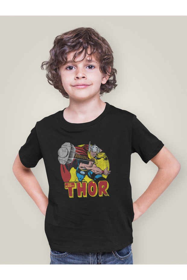 Design Thor Printed Unisex Movie Hero Kids T-Shirt (1-12 Years)