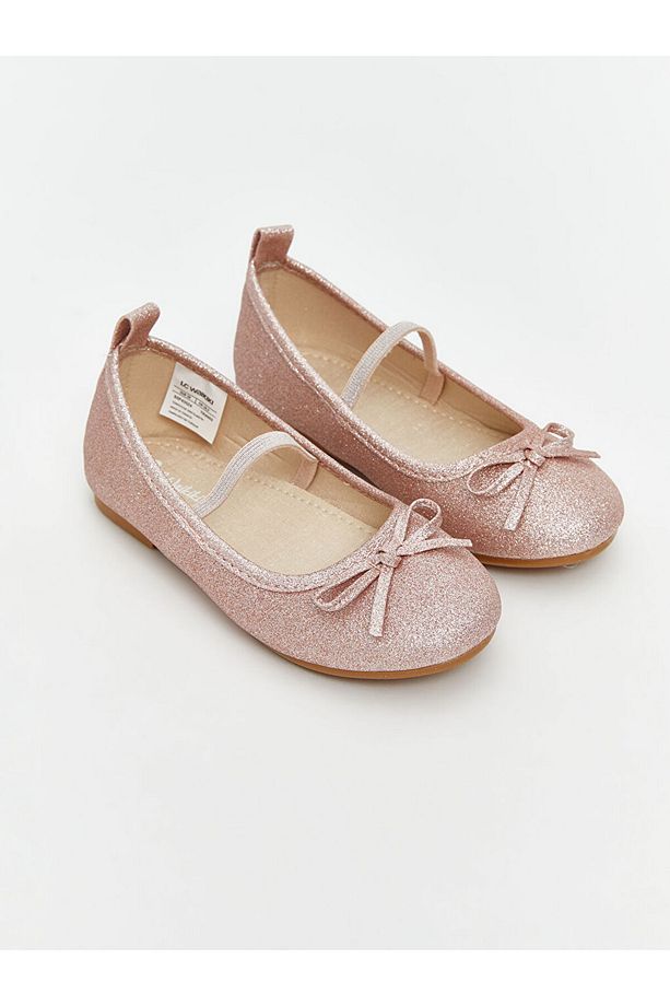 LCW STEPS Pembe Fiyonk Detaylı Kız Çocuk Babet - 1