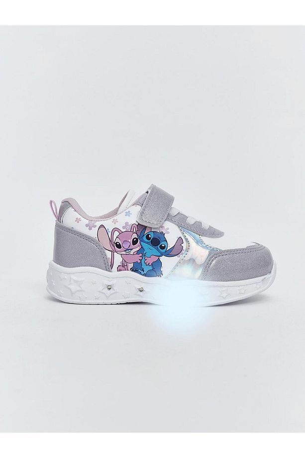 LCW STEPS Lila Lilo ve Stitch Baskılı Kız Çocuk Spor Ayakkabı - 1