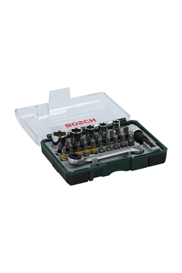 27-Piece Screwdriver Bit Set with Ratchet Multicolor - 3