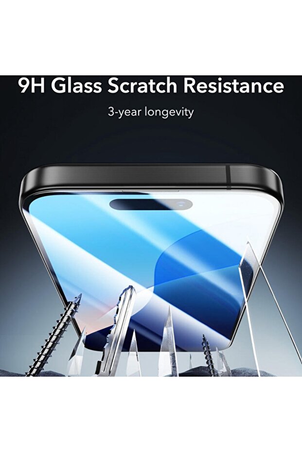 IPhone 16 Pro Screen Protector - ESR Armorite Screen Protector - Clear - 2