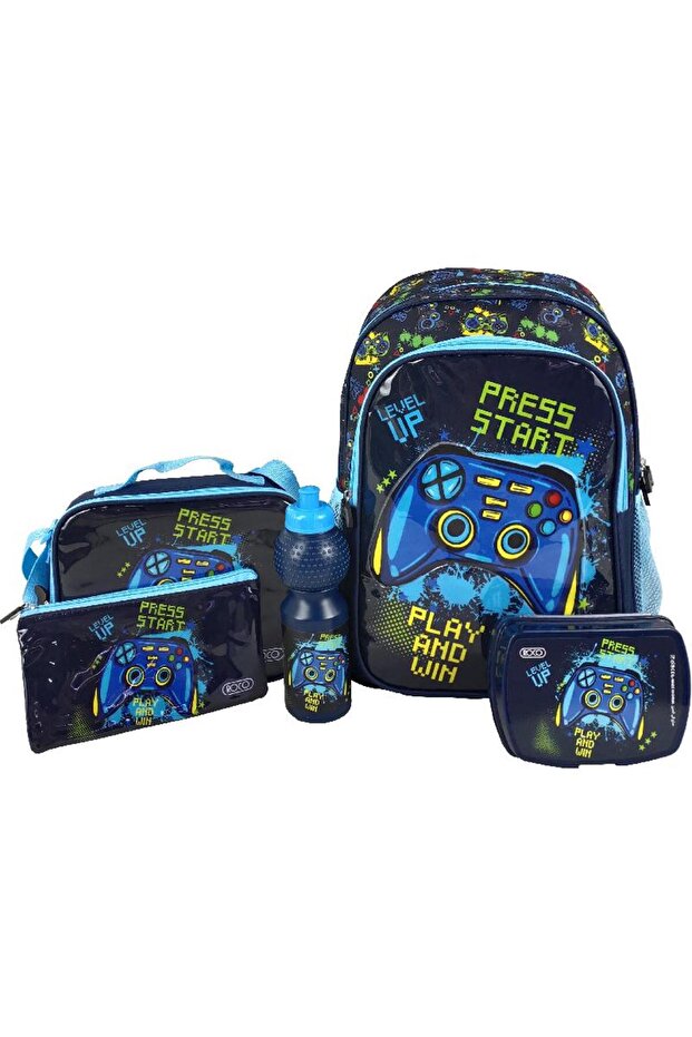 حقيبة ظهر للألعاب 5 في 1 مع ملحق - 1