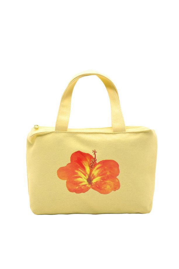 Çiçekli mini tote çanta - 3