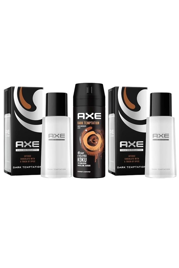 Dark Temptatıon Bay Parfüm 100 ml Yeni Ambalaj 2 Adet + Axe Deodorant Sprey Dark Temptation 150 ml - 1