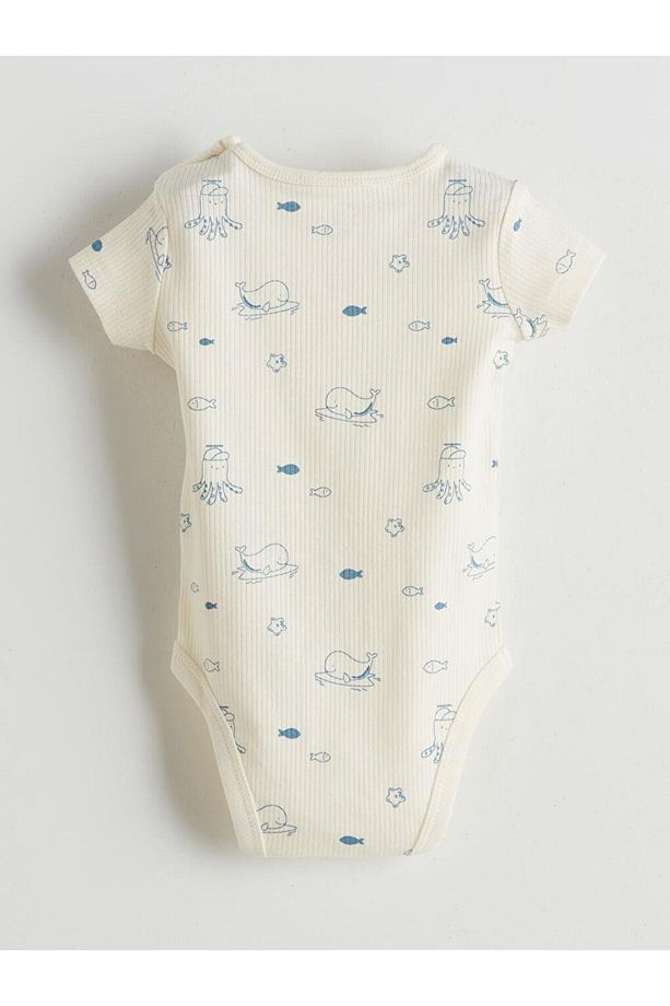 Bebek Erkek Ecru Body (S5) - 5