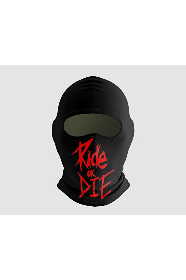 Outdoor Wind and Antiallergic Face Protection for Biker and Couriers Biker Mask with Balaklava Pattern