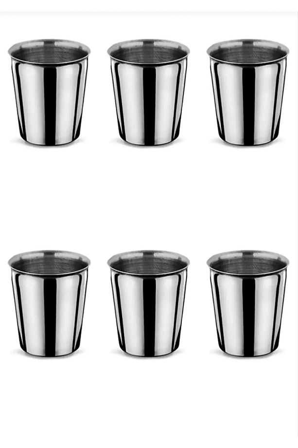 24 Parça Piknik Kahvaltılık Çelik Tabildot Set ( 6 Adet Tabldot,6 Adet Bardak,6 Adet Çatal, Kaşık ) - 5