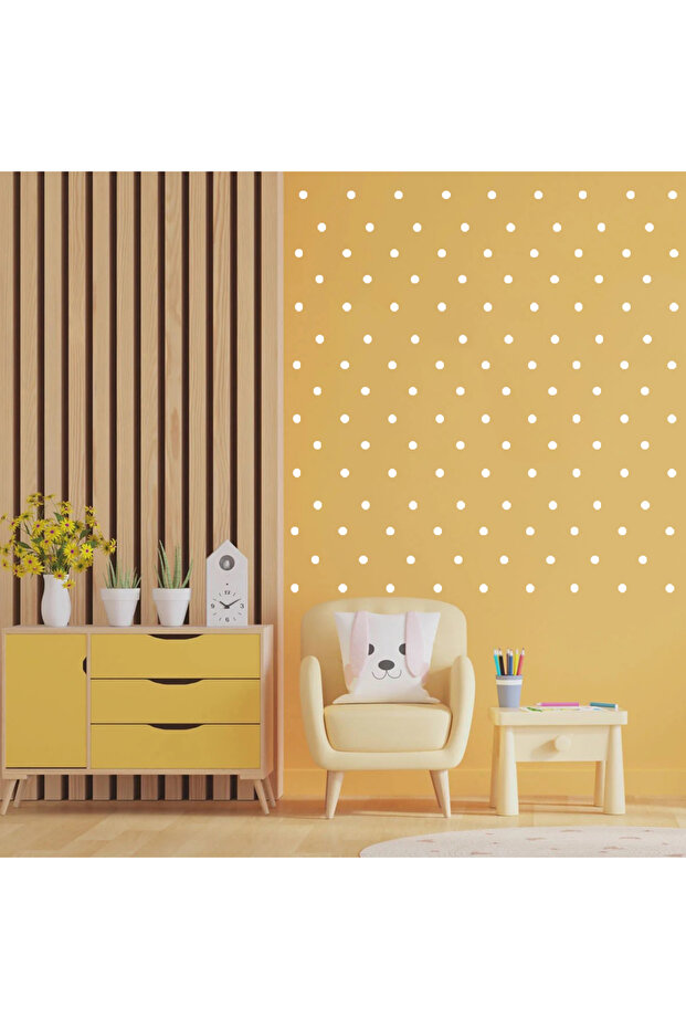 240 Pieces Round - Polka Dot Sticker in 2.5cm Size