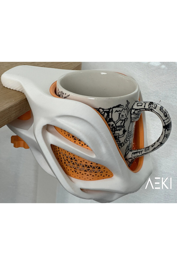 حامل أكواب مثبت على الطاولة - 2