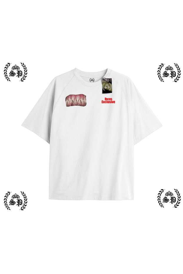 Y2K Chrome Printed White T-Shirt