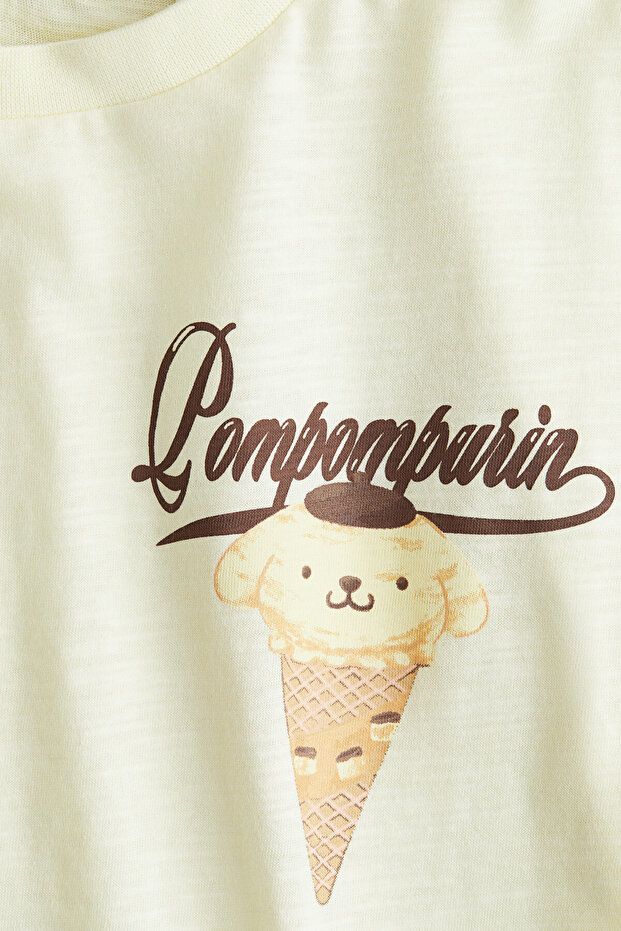 Baskılı Oversize Tişört - 4