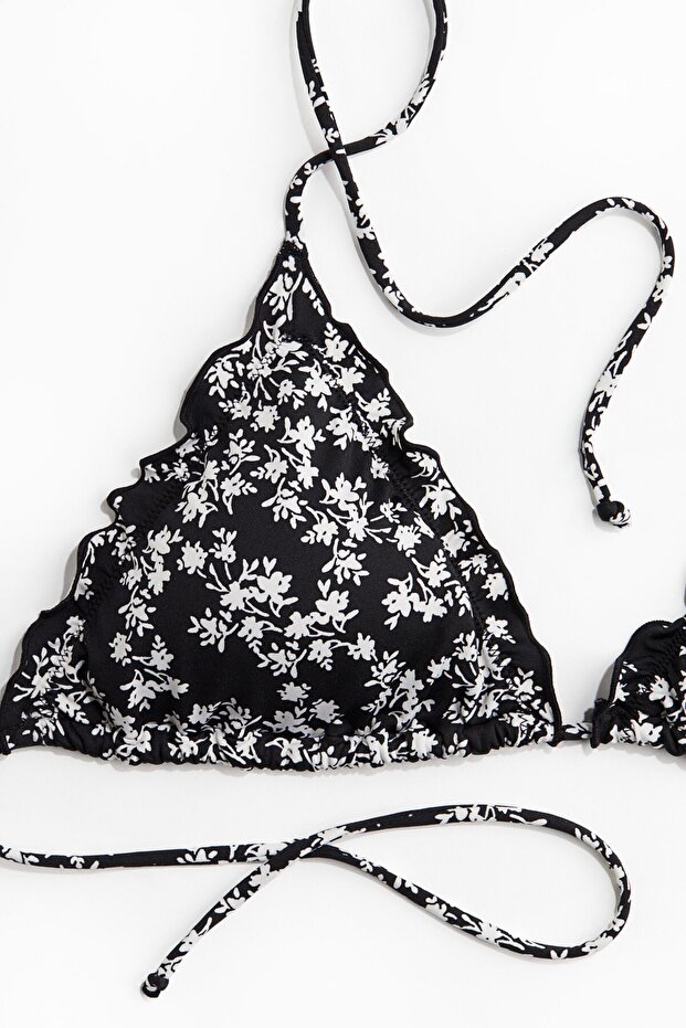 Dolgulu Üçgen Bikini Üstü - 6