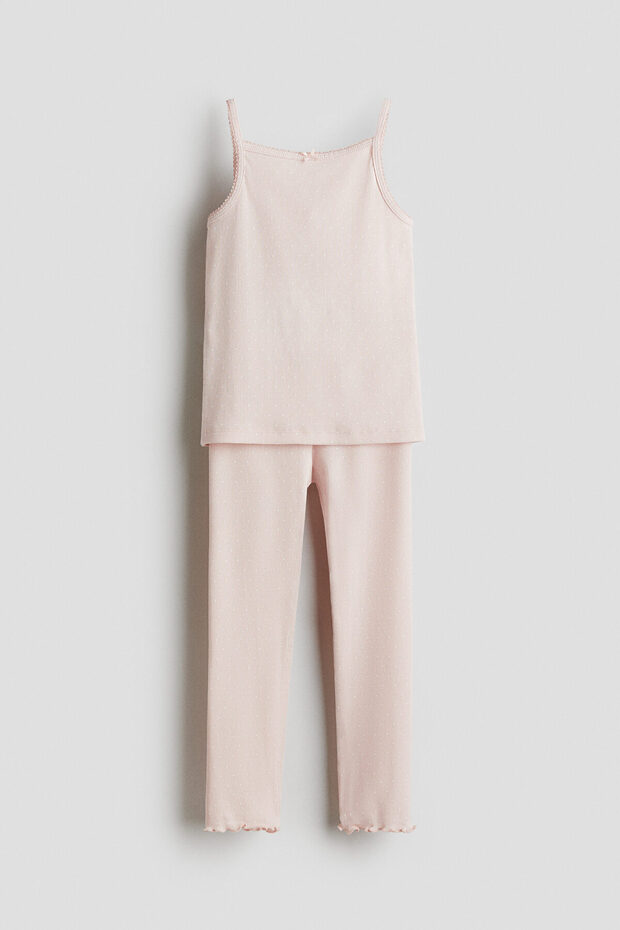 Ribanalı ve Pamuklu Pijama Takımı - 1