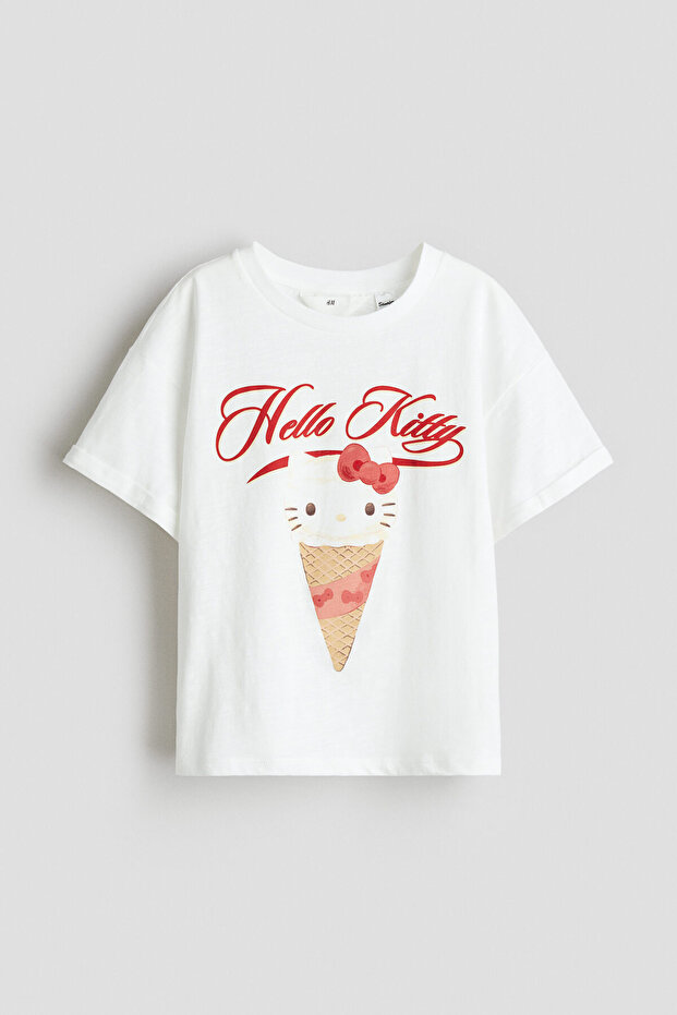 Baskılı Oversize Tişört - 3