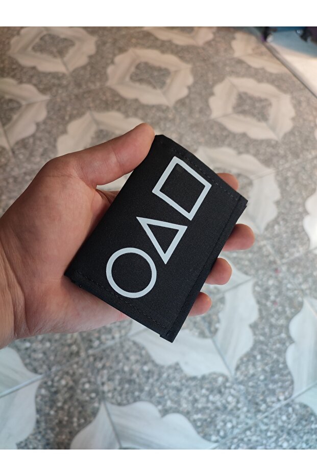 Sports Wallet, Unisex Wallet with Velcro, Zipper, Keychain, Coin Compartment, Fabric Wallet