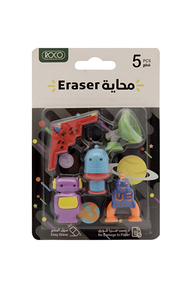 Rubber Eraser Outer-Space Assorted Color - 1