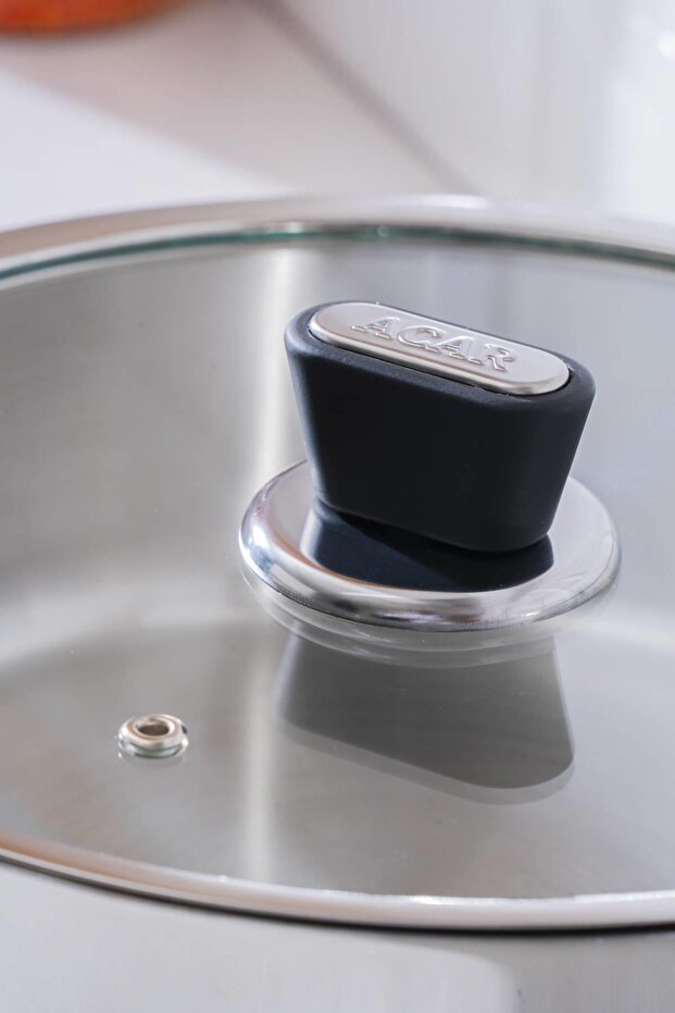 Orkide 16 Parça Çelik Tencere Seti - 7