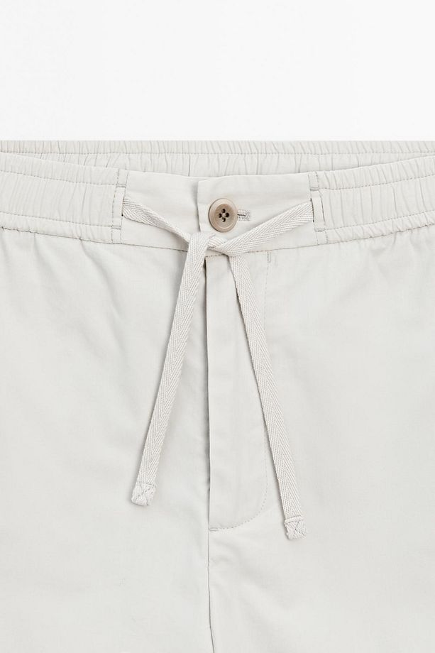 Jogger poplin bermuda şort - 6