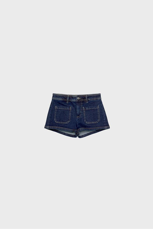 Mikro denim şort - 6