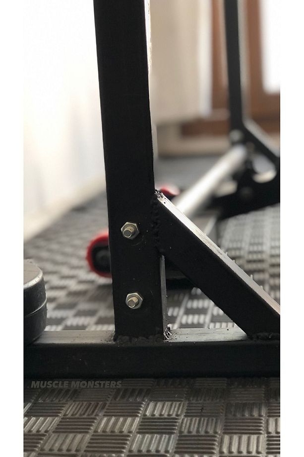 Barfiks Bench Squat Rack Standı, Ara Destekli, Minimum Sallantı ( Pro ) - 2