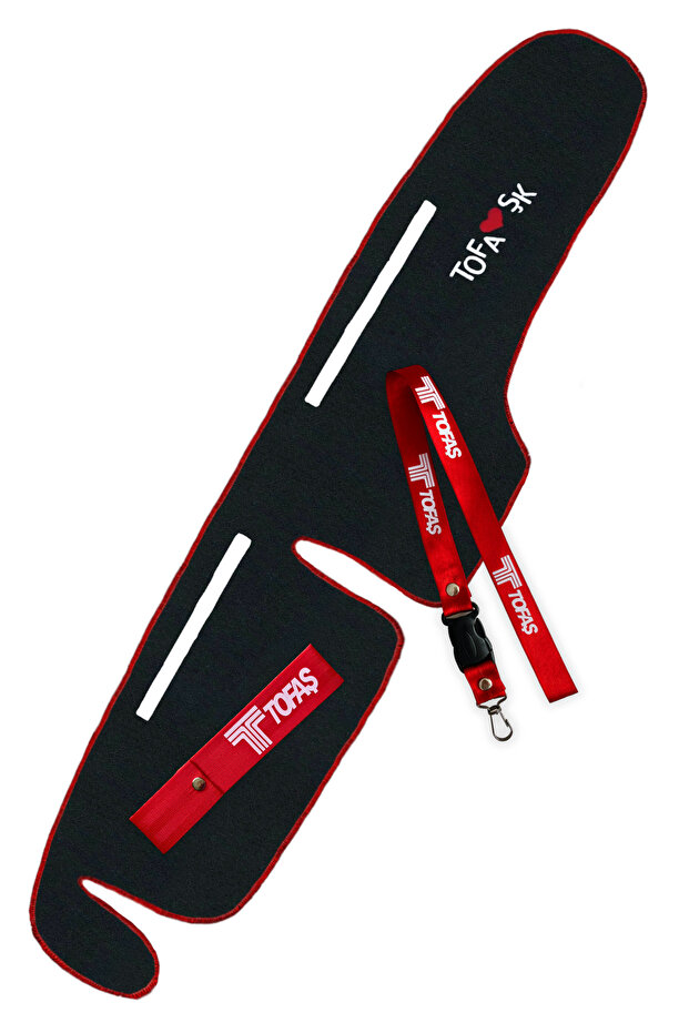 Tofaş Şahin Doğan Eagle Embroidered Low Torpedo Protection Carpet | Tofaş Auto Mirror Strap Bumper Tow Rope