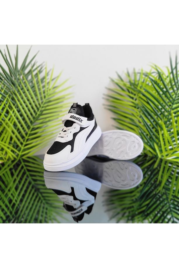Günlük Kullanıma Uygun Yumuşak Esnek Hafif Rahat Kız Erkek Unisex Çocuk Okul Sneaker Spor Ayakkabı - 4