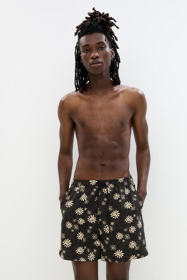 Güneş desenli mayo - 2