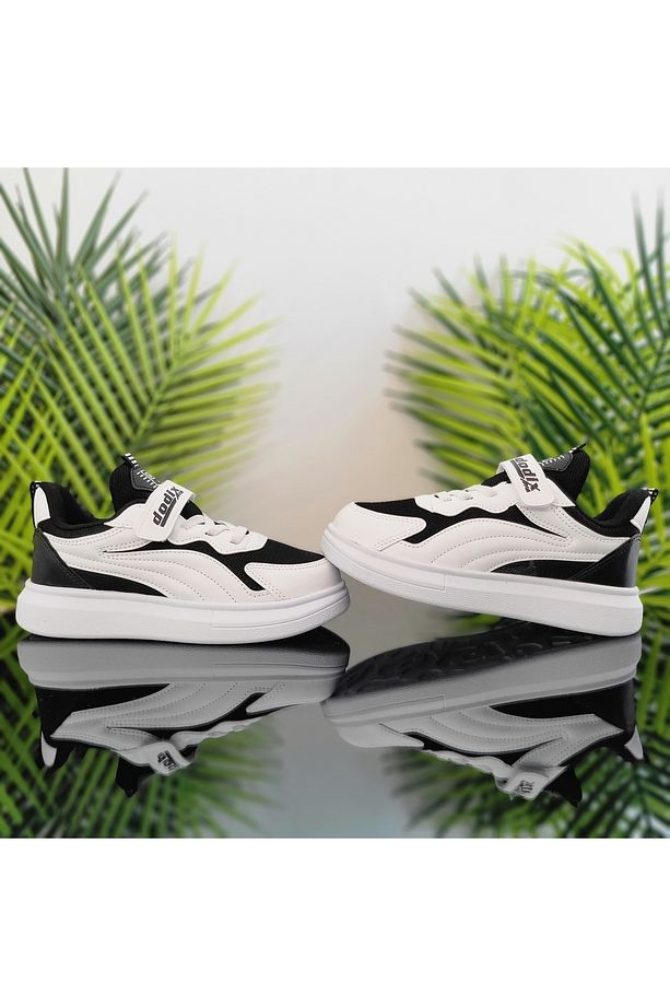 Günlük Kullanıma Uygun Yumuşak Esnek Hafif Rahat Kız Erkek Unisex Çocuk Okul Sneaker Spor Ayakkabı - 5