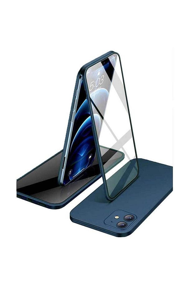 Apple iPhone 11 Uyumlu 360 Derece Tam Kaplayan Cam Kapak Kılıf - 1