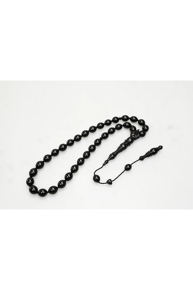 Oltu Stone Tie Stripe Line Imame سبحة بسيطة