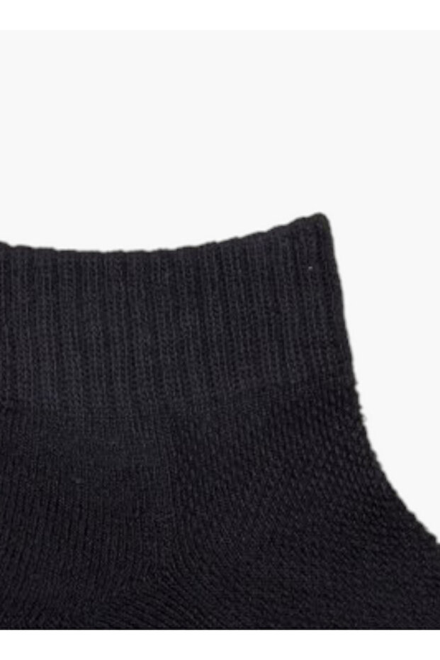 Ribbed Half Terry Ankle Length Socks