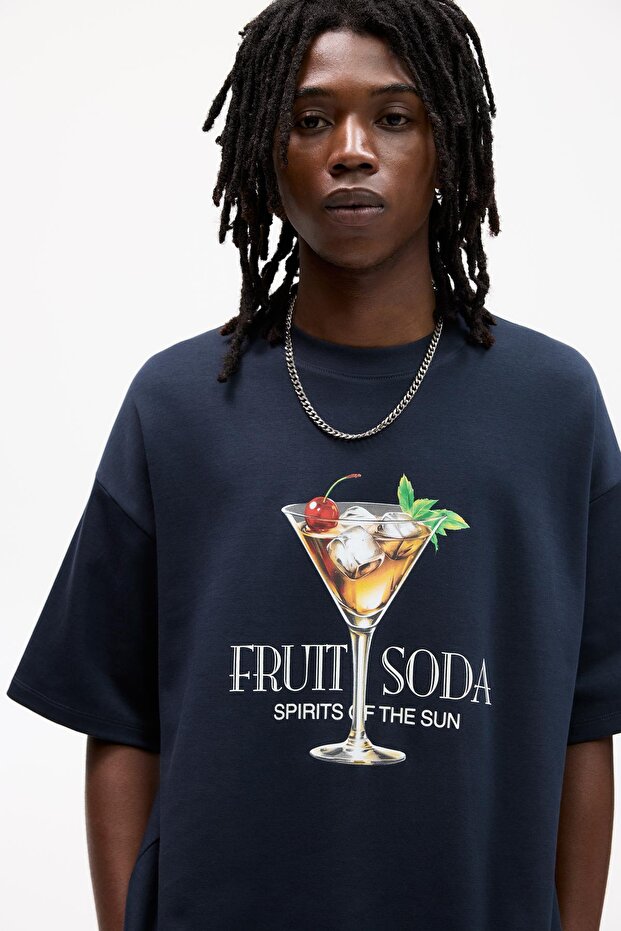 Kokteyl bardağı tişört - 4