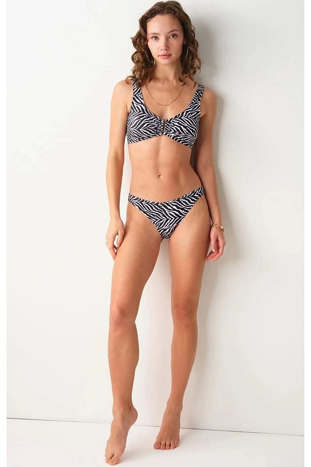 Zebra bikini takımı U Telli NO GOSSİP - 2