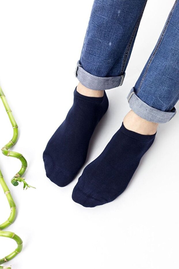 Bambu Patik Erkek Çorap - Desen Çorap - 5