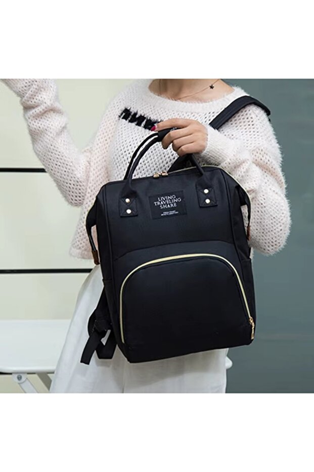 Rucsac multifunctional pentru mamici, Taisia GT3698, Albastru inchis - 3