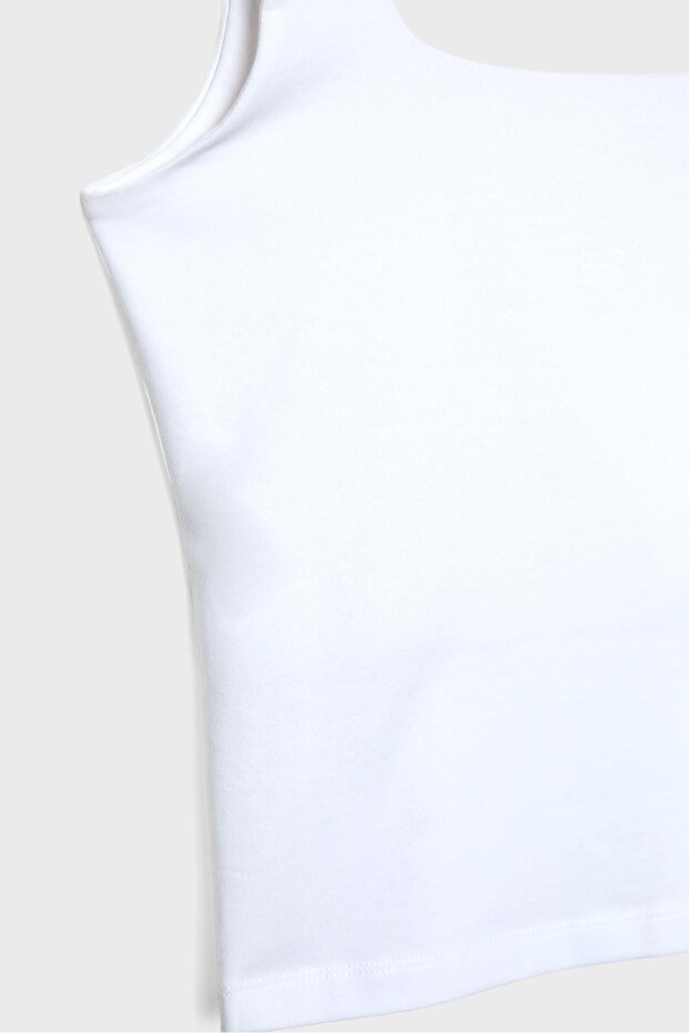 Basic kare yaka top - 7