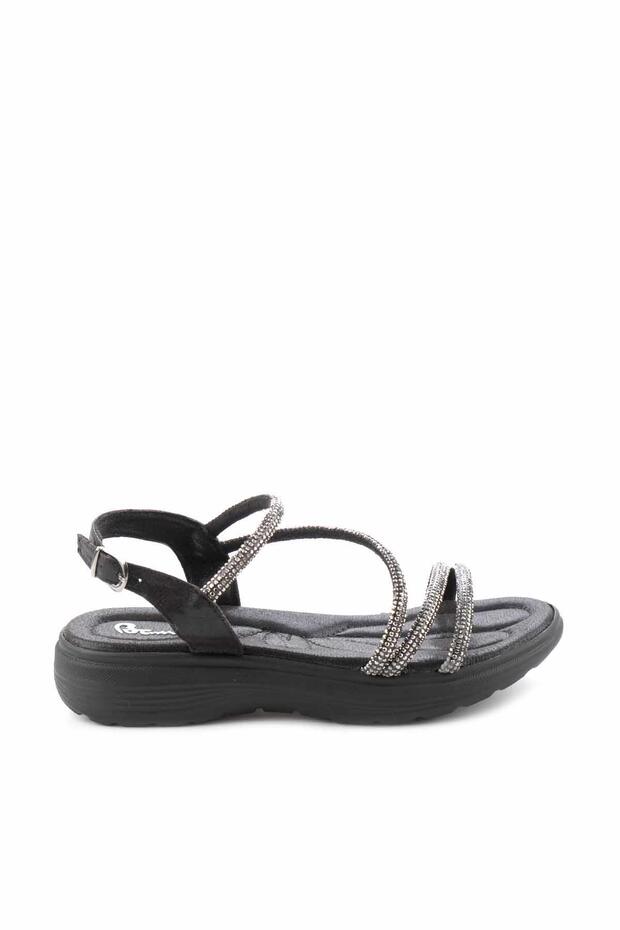 Women's Black Sandals K05823031336