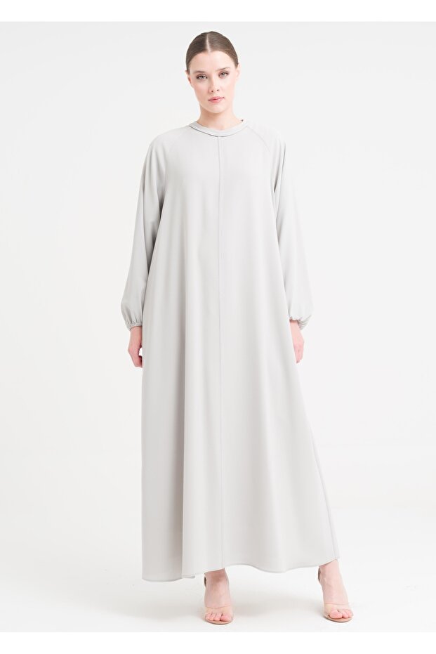 Reglan Kol Kemerli Elbise - 7