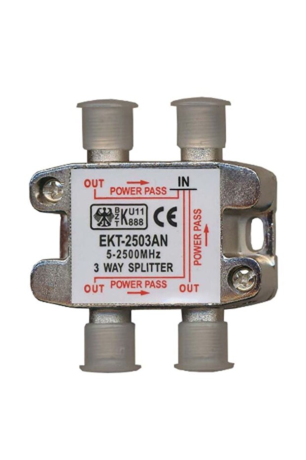 E-335B 3'lü Anten Splitter Powerpass - 1