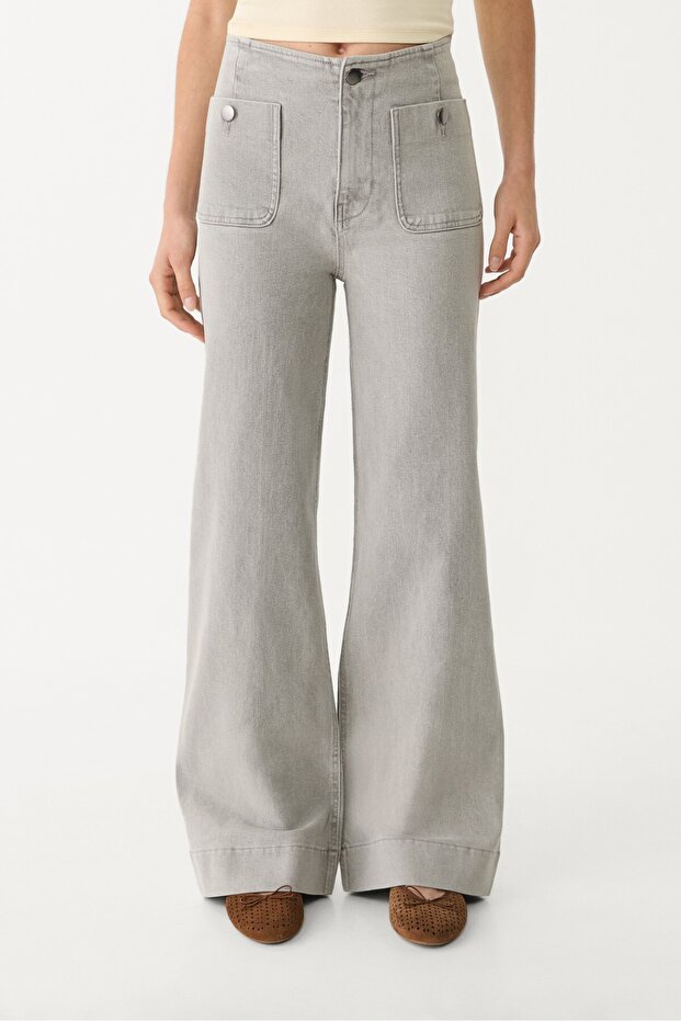 D77 Minimalist jeans with pockets - 3