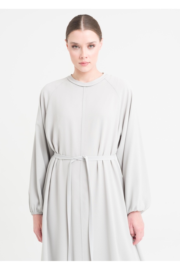 Reglan Kol Kemerli Elbise - 6