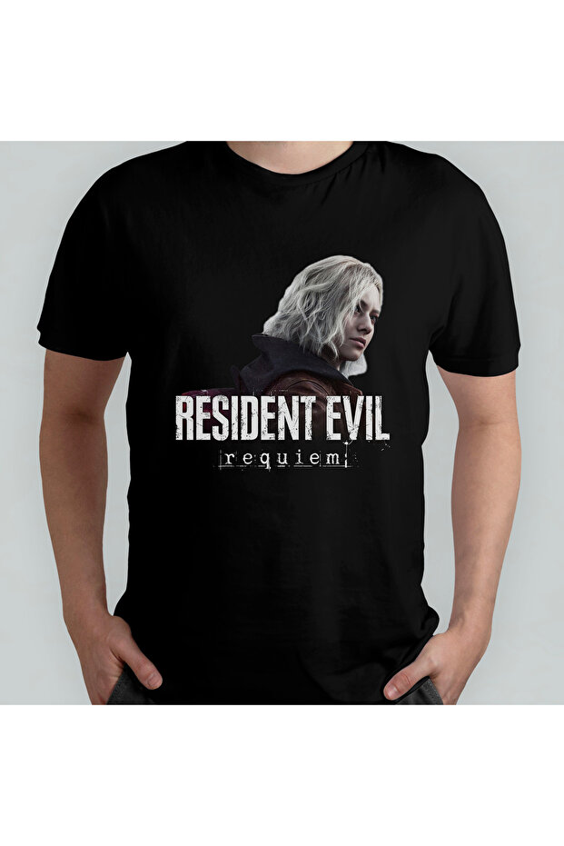 Resident Evil 9 Requiem Unisex 100% Cotton Crew Neck T-Shirt