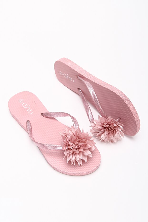 Havana Powder Flower Beach Slippers