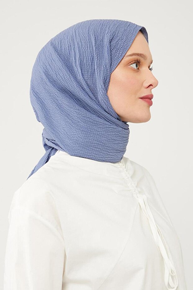 Açık Mavi Harmoni Şal - 4