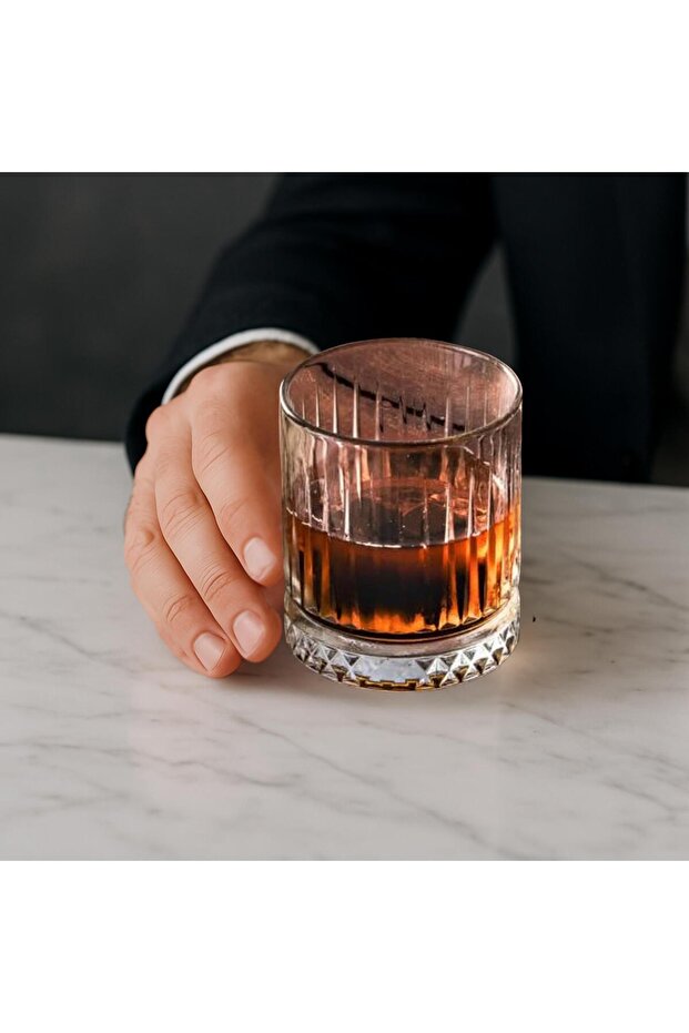 330 Cc Italy Series Single Glass Cut Whiskey Glass 1 Piece