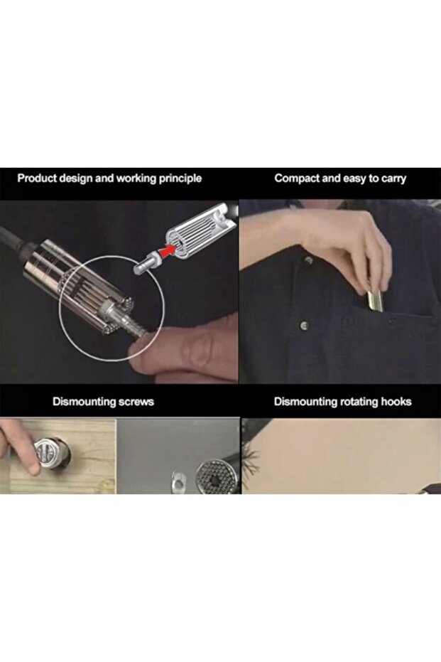 3-piece universal socket wrench set - 6